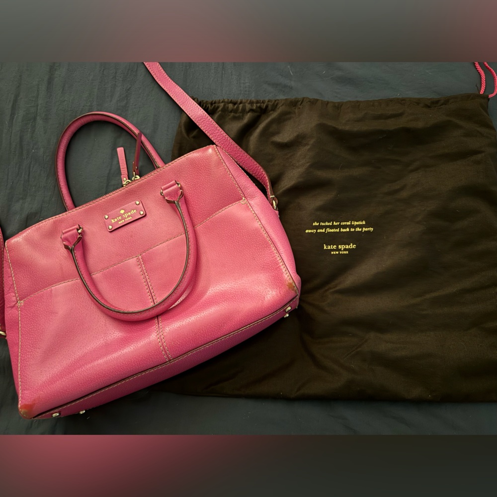 Authentic Kate Spade leather purse with dust bag.